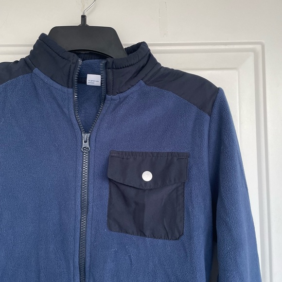 Old Navy Fleece Full Zip Jacket Youth size L - Picture 2 of 6